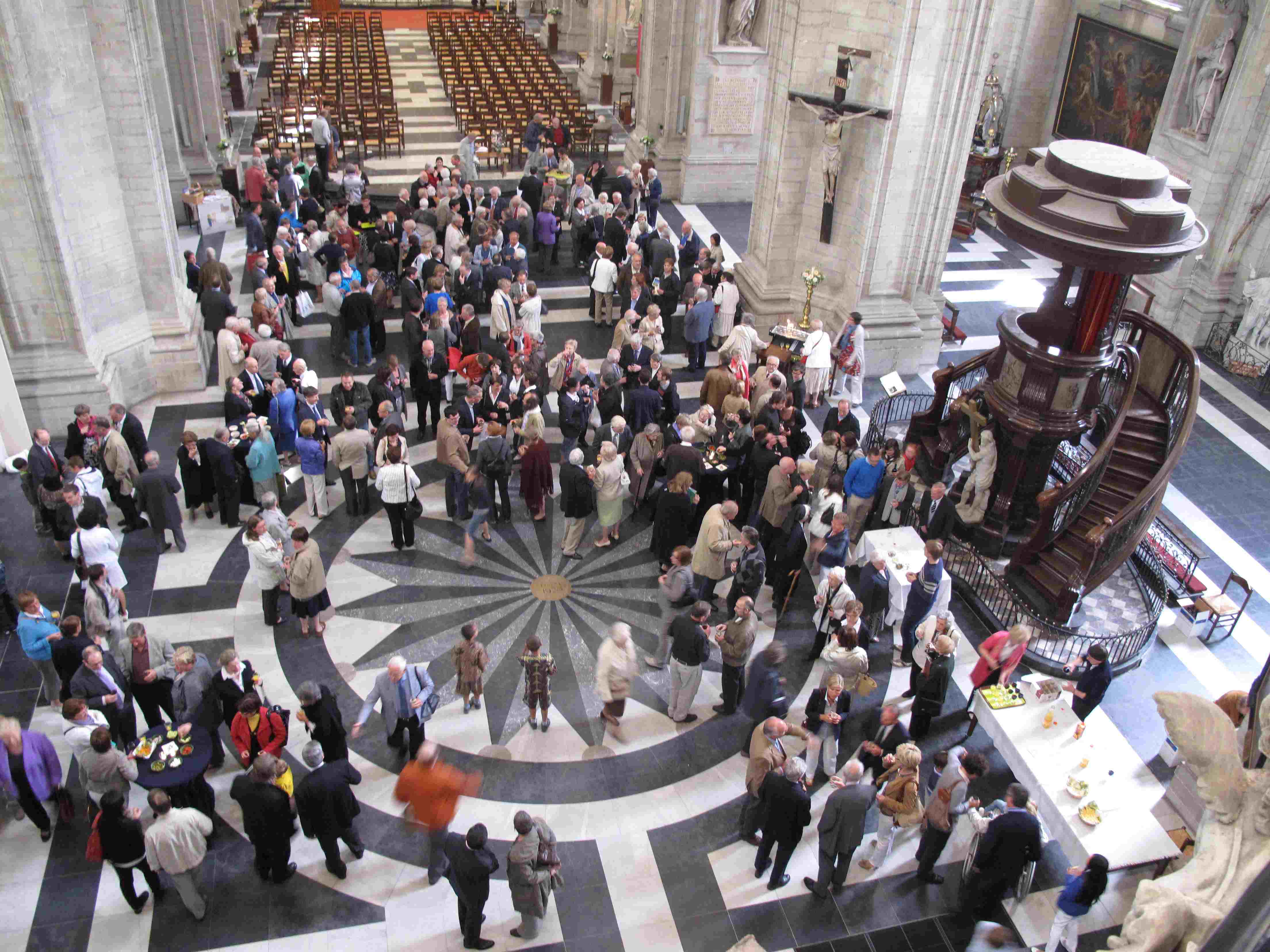 Onder de koepel Sint-Pieterskerk Gent 2011